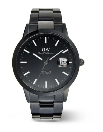 Iconic Automatic 40 Link Watch in Black