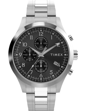 Dress Chronograph Watch 43mmin Stainless Steel
