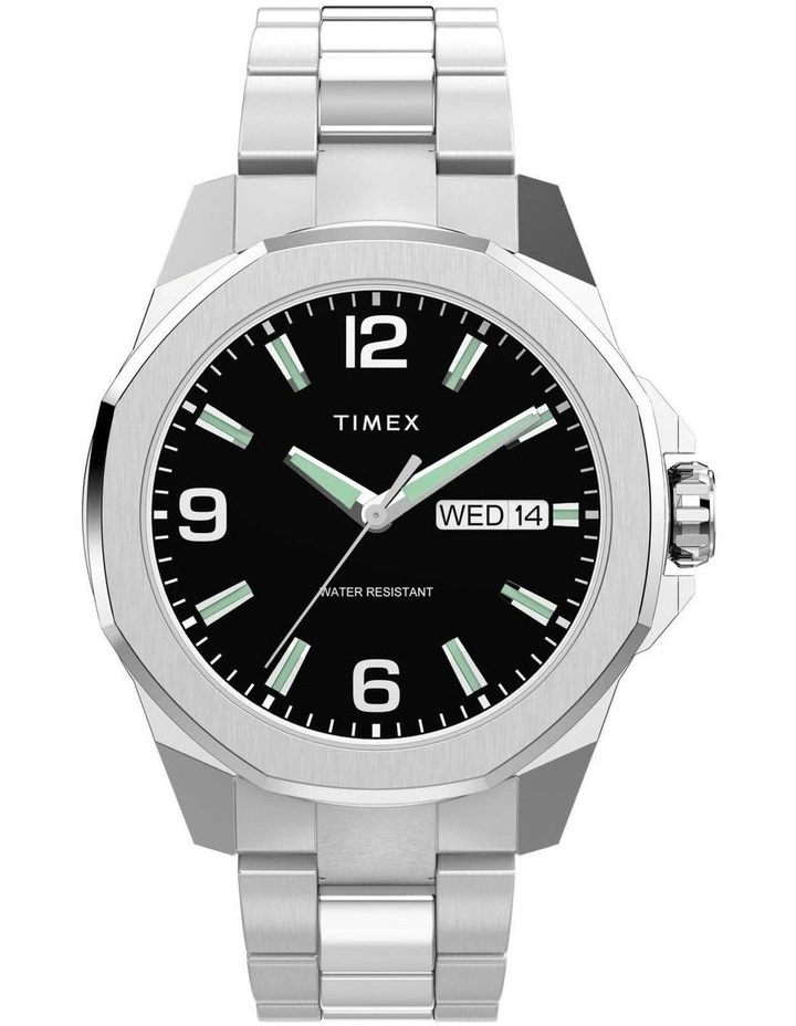 Essex Day And Date Watch 46mm in Stainless Steel image 1