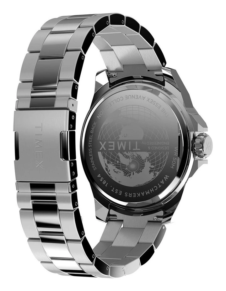Essex Day And Date Watch 46mm in Stainless Steel image 5