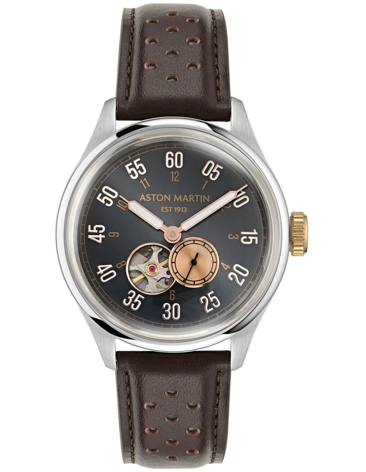 TS1 Automatic 41mm MTTS1F501 Watch in Black/Brown image 1