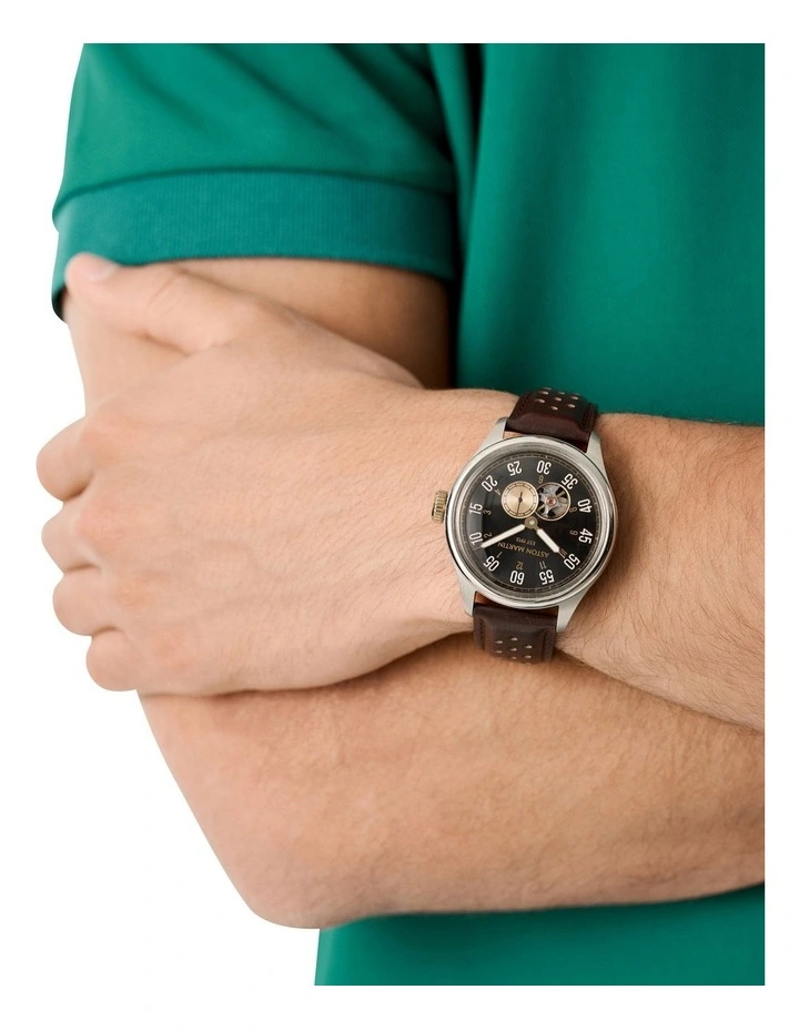 TS1 Automatic 41mm MTTS1F501 Watch in Black/Brown image 2