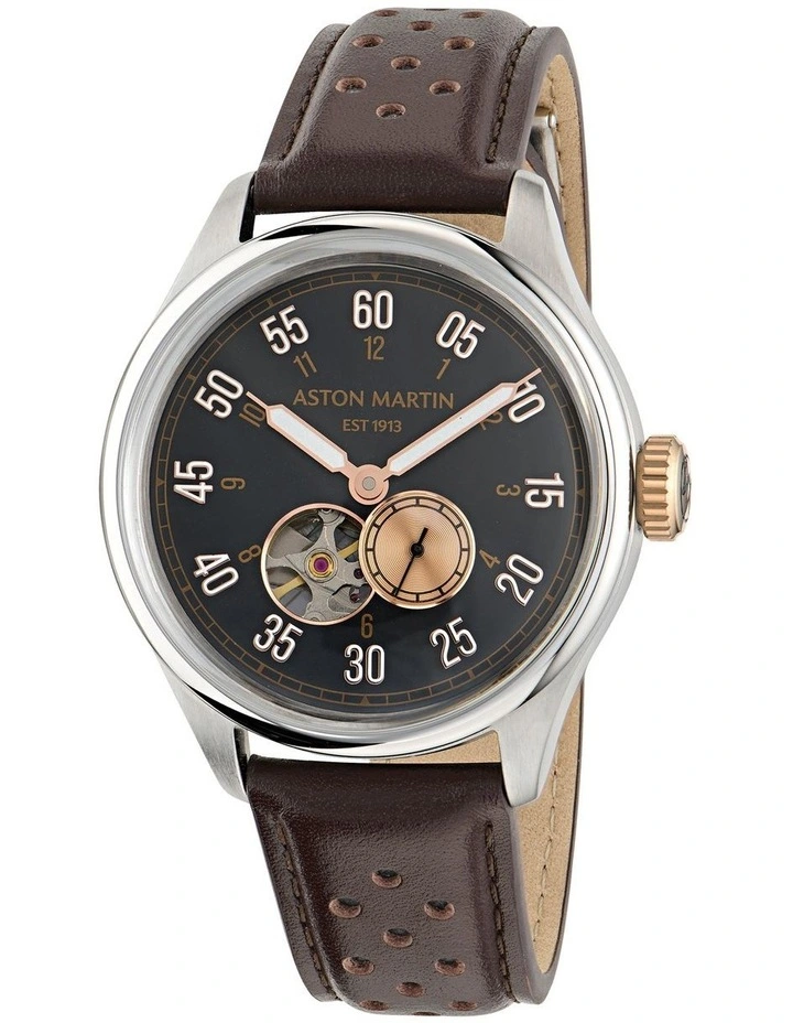 TS1 Automatic 41mm MTTS1F501 Watch in Black/Brown image 5