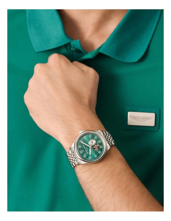 TS1 Automatic 41mm MTTS1F504 Watch in Podium Green/Stainless Steel image 2