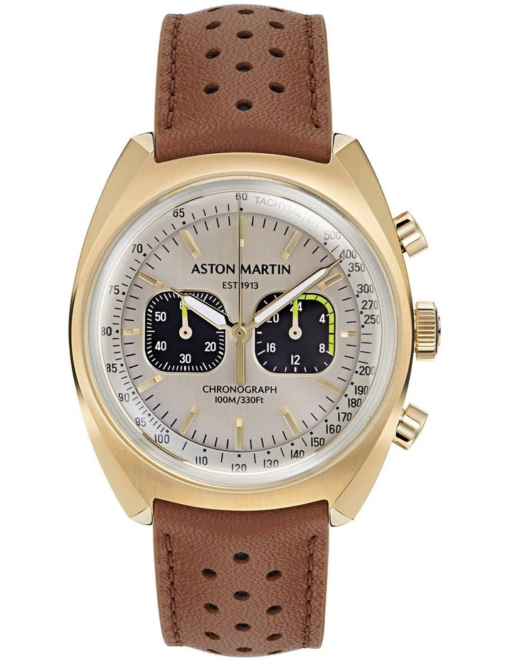 TS2 Chronograph Watch 43mm MTTS2F502 in Tan image 1