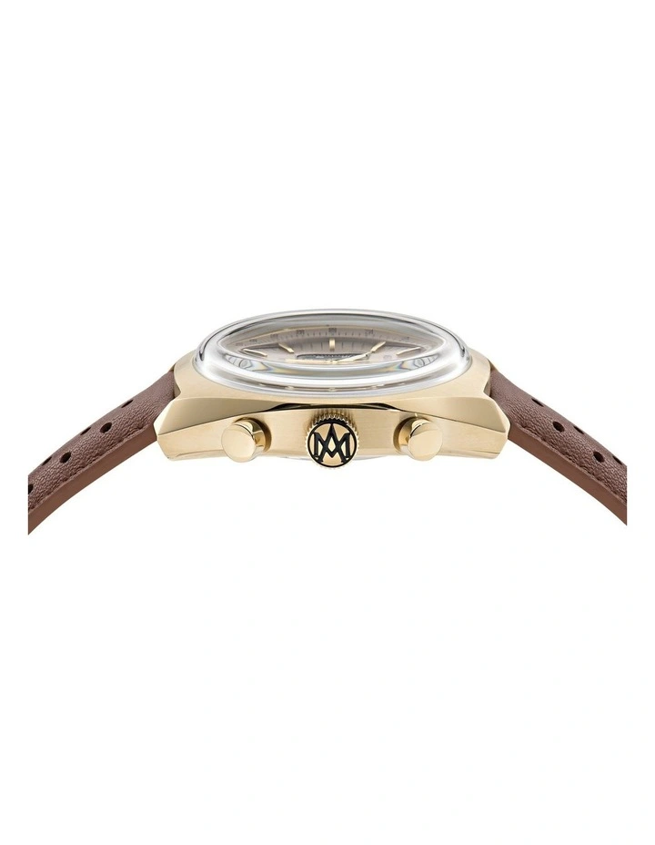 TS2 Chronograph Watch 43mm MTTS2F502 in Tan image 3