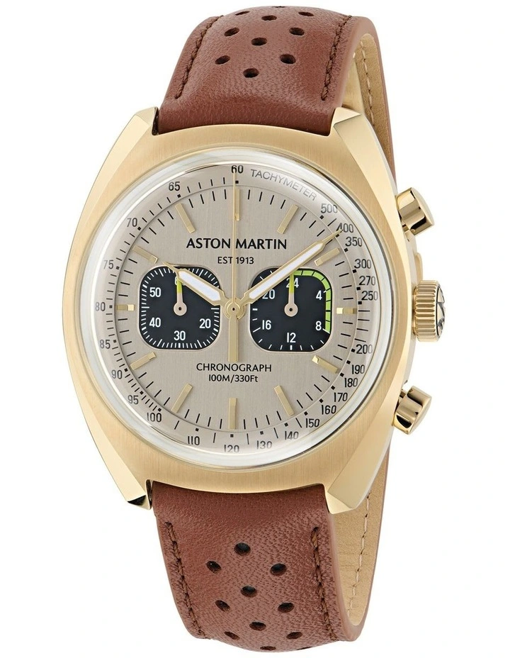 TS2 Chronograph Watch 43mm MTTS2F502 in Tan image 5