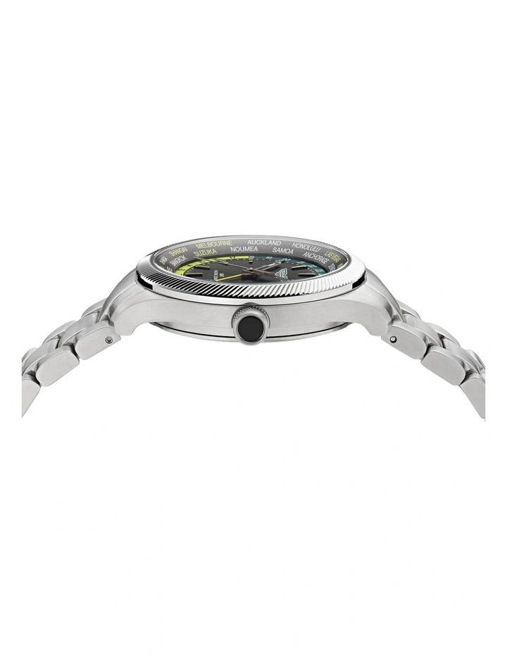 GRZ GMT 41mm MTIZ1F503 Watch Set in Black/Stainless Steel/Podium Green Silicone image 3