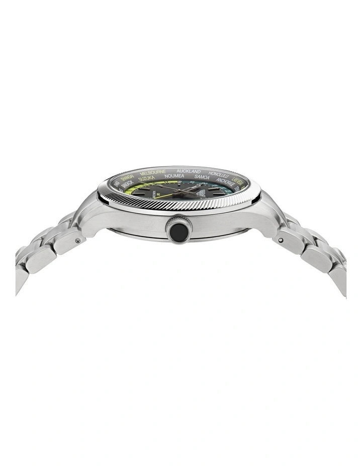 GRZ GMT 41mm MTIZ1F503 Watch Set in Black/Stainless Steel/Podium Green Silicone image 4