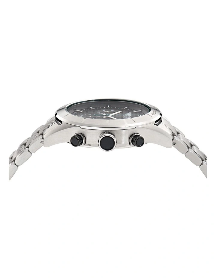 BST Chronograph Stainless Steel 45mm MTIB1F501 Watch Set in Black image 4