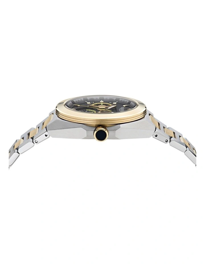 TKS Multifunction 42mm MTRI1F504 Watch in Black/Two Tone Steel image 4