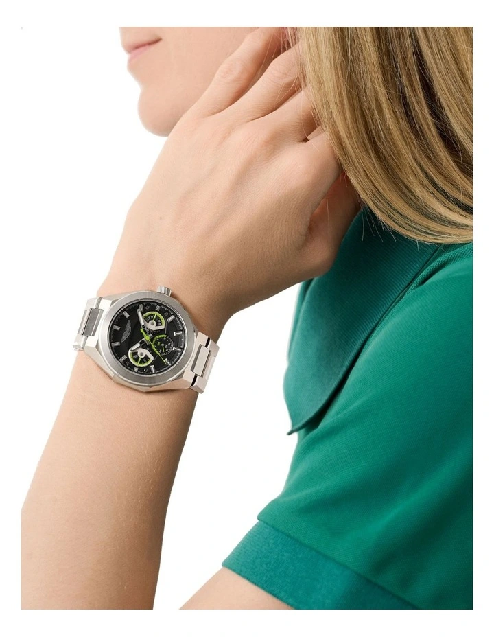 TKS Multifunction 42mm MTRI1F505 Watch in Black/Stainless Steel image 3