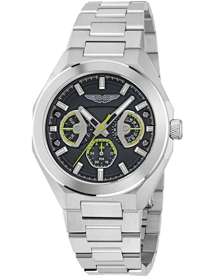 TKS Multifunction 42mm MTRI1F505 Watch in Black/Stainless Steel image 6