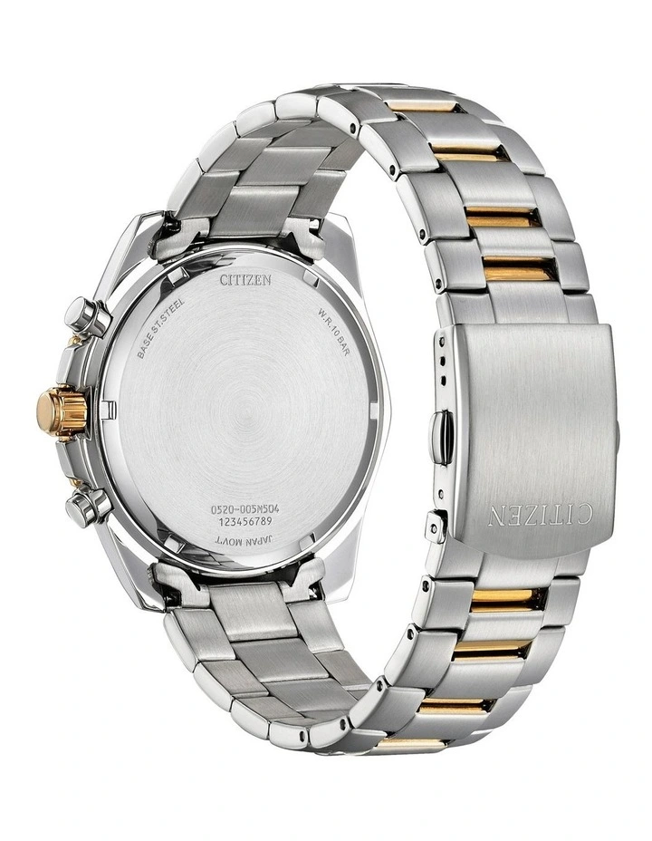 Sports Chronograph Watch 40mm AN8204-59X in Two-Tone image 3