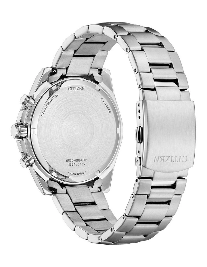 Sports Chrono Watch 40mm AN8230-59E in Silver image 3