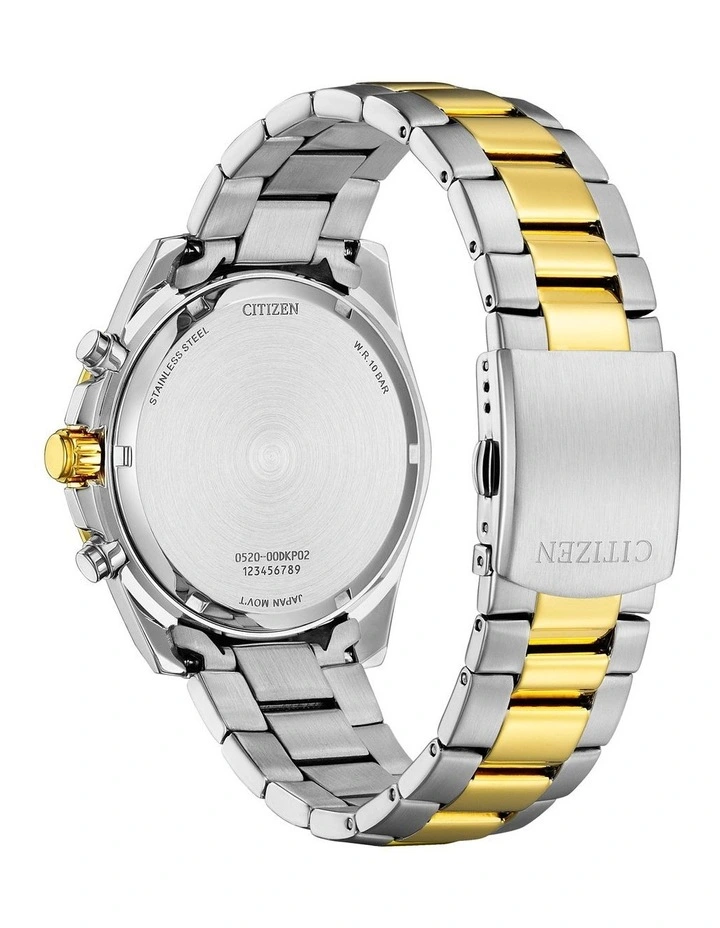 Sports Chrono Watch 40mm AN8234-58X in Two-Tone image 3