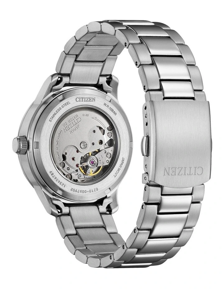 Classic Automatic Watch 40mm NJ0191-83A in Silver image 3