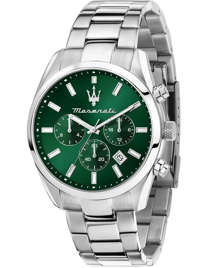Attrazione Chronograph Quartz Watch 43mm in Green image 1