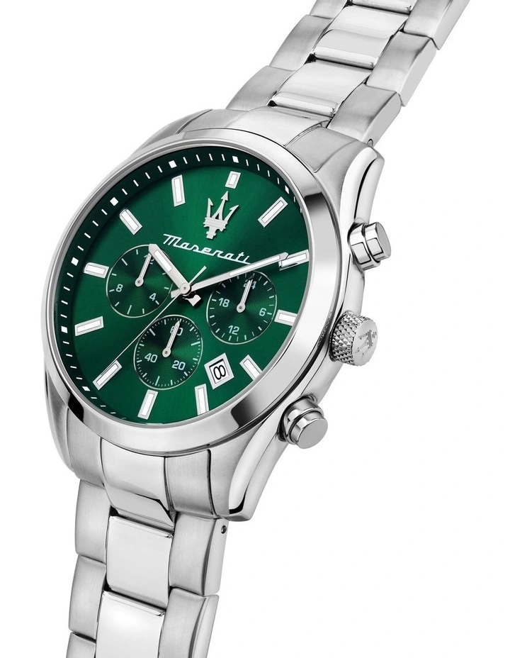 Attrazione Chronograph Quartz Watch 43mm in Green image 5