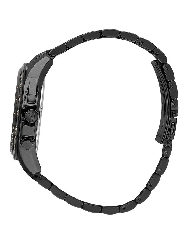 Traguardo Chronograph Quartz Watch 45mm in Black image 4