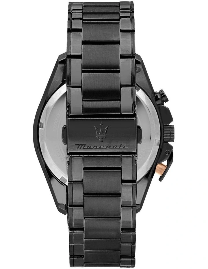 Traguardo Chronograph Quartz Watch 45mm in Black image 5