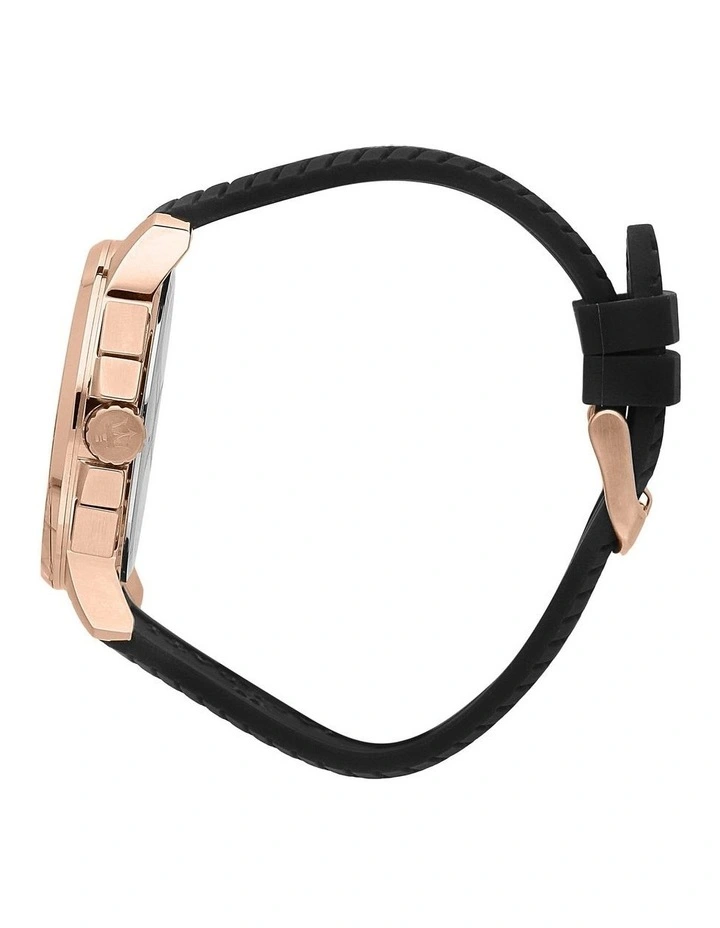 Successo Chronograph Quartz Watch 44mm in Black image 5