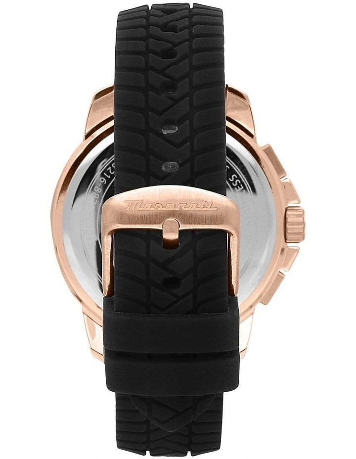 Successo Chronograph Quartz Watch 44mm in Black image 6