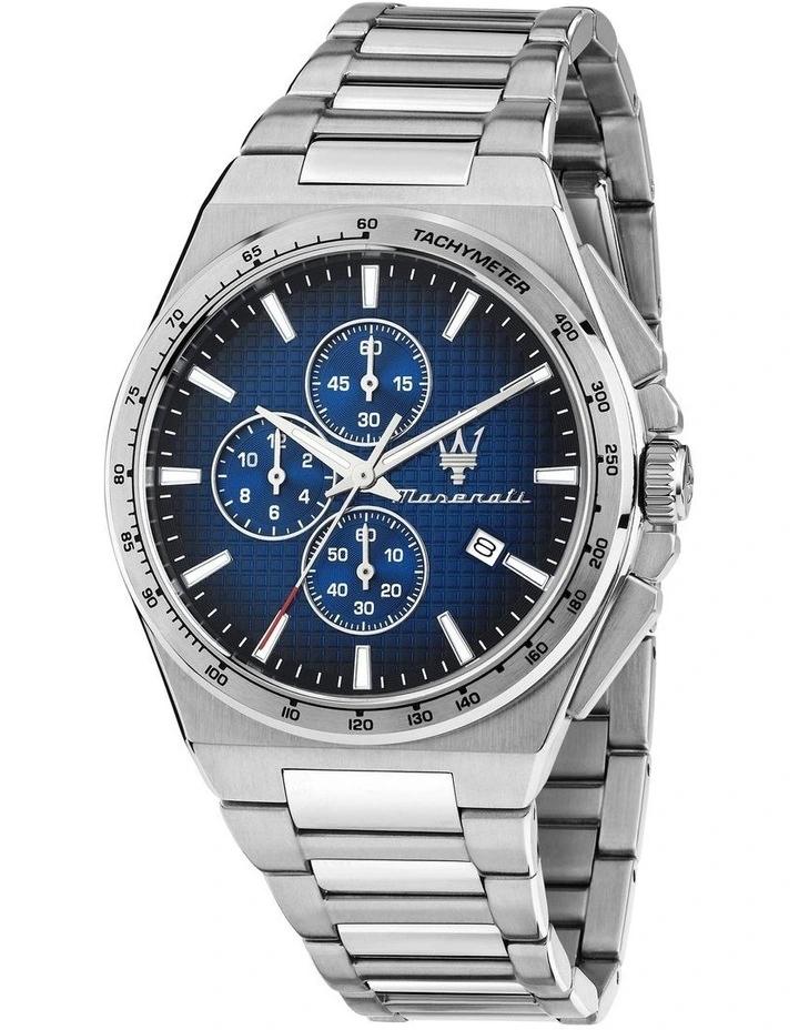 Velocit Slim Chronograph Quartz Watch 41mm in Blue image 1