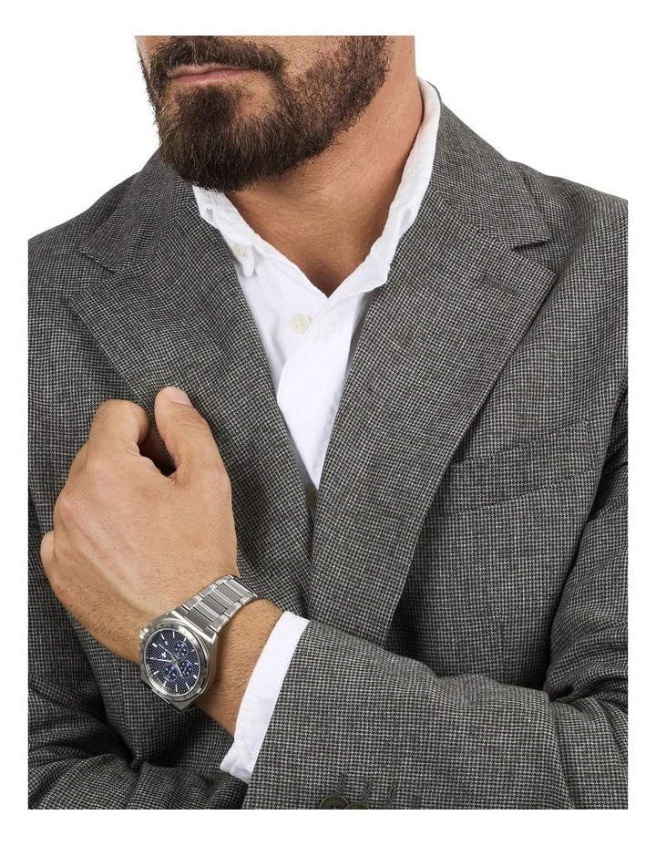 Velocit Slim Chronograph Quartz Watch 41mm in Blue image 2