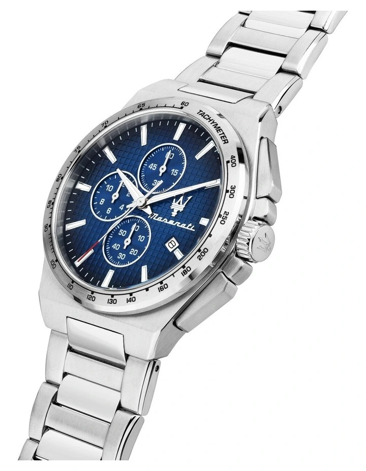 Velocit Slim Chronograph Quartz Watch 41mm in Blue image 3