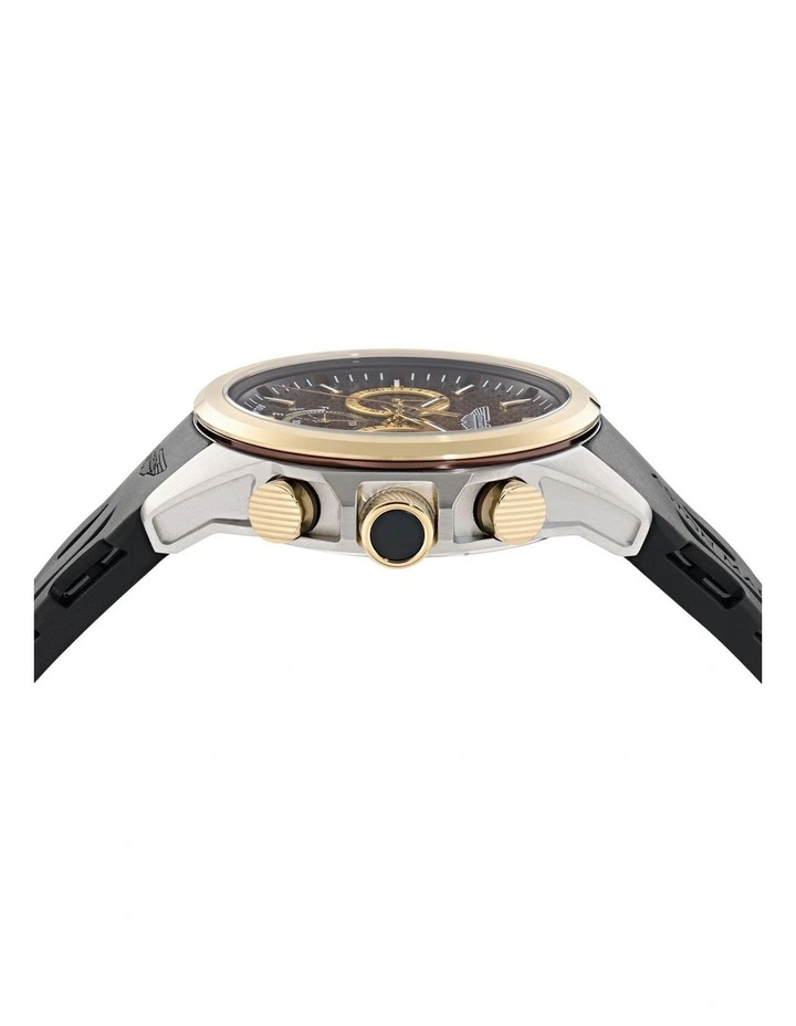 HLC Chronograph Solar MTRH2S605 Watch 44mm in Black/Brown image 3