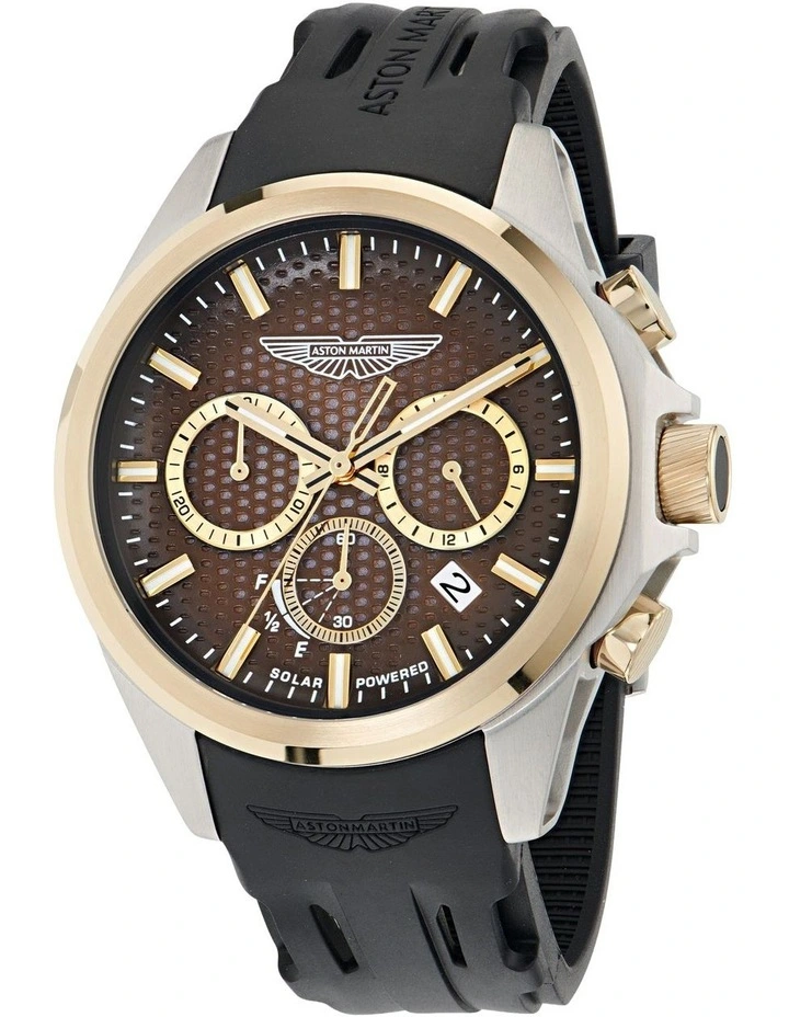 HLC Chronograph Solar MTRH2S605 Watch 44mm in Black/Brown image 5