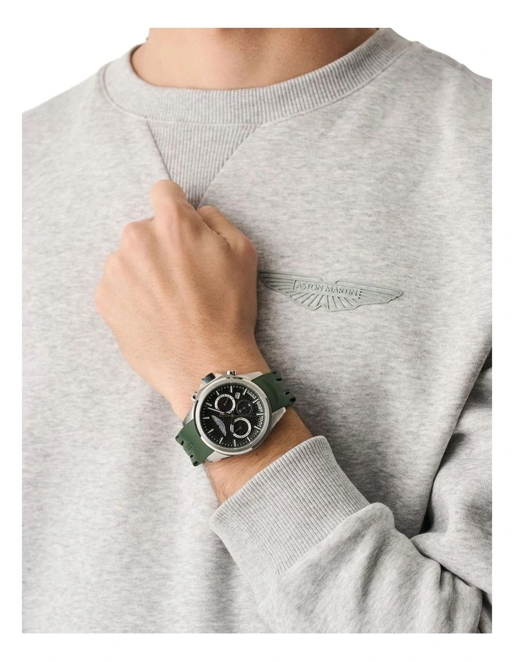 HLC Chronograph Solar MTRH2S604 Watch 44mm in Green image 2