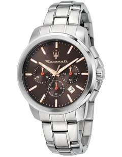 Maserati Successo Watch Silver