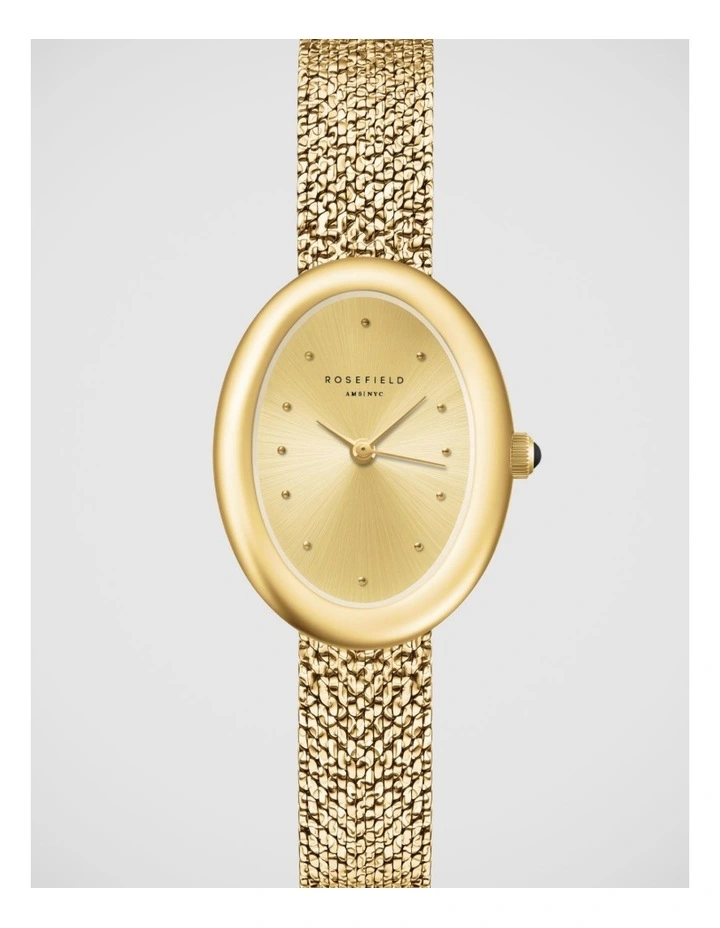 Rosefield Ovale Gold Watch image 1