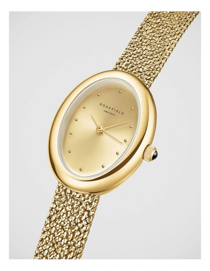 Rosefield Ovale Gold Watch image 2