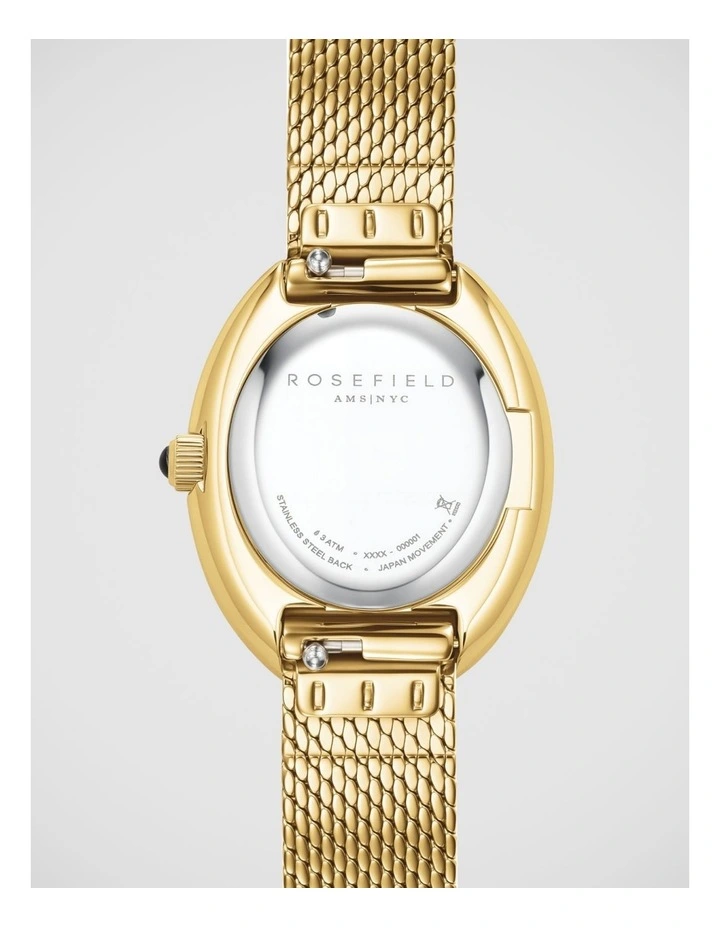 Rosefield Ovale Gold Watch image 4