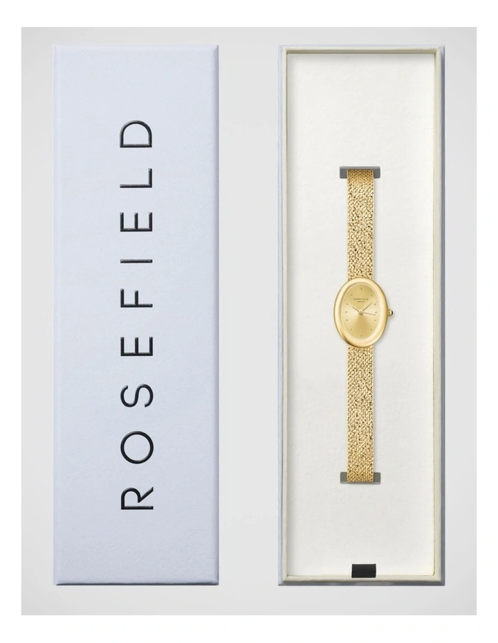 Rosefield Ovale Gold Watch image 5