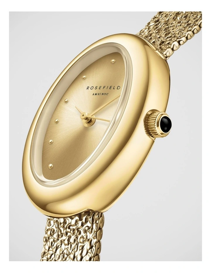 Rosefield Ovale Gold Watch image 6