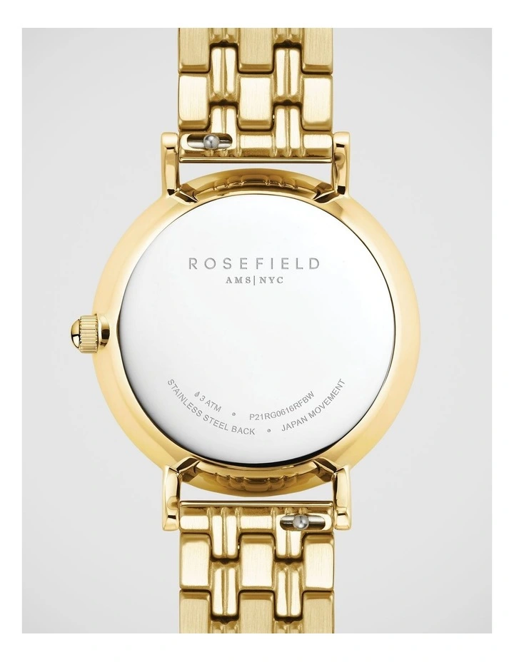 Rosefield Small Edit Gold Watch image 4