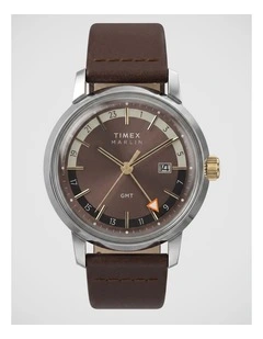 Timex Marlin GMT Brown Watch