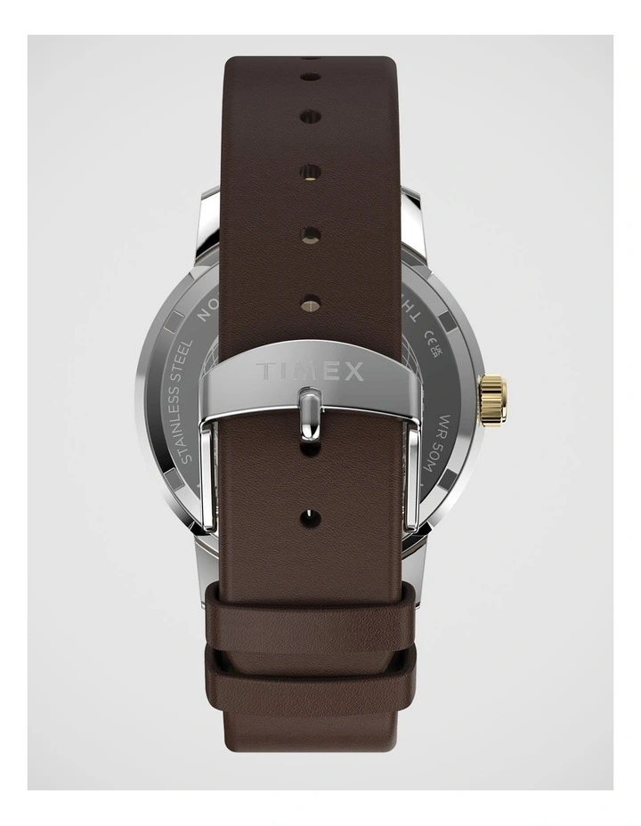 Timex Marlin GMT Brown Watch image 4