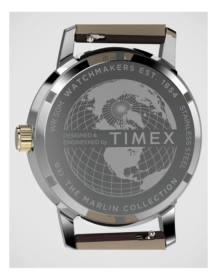 Timex Marlin GMT Brown Watch image 5
