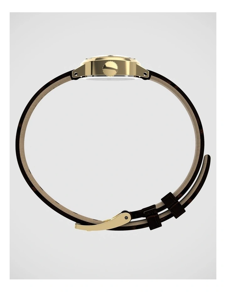 Timex Cavatina Mini Brown Watch image 6