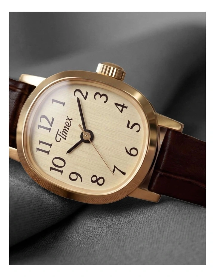 Timex Cavatina Mini Brown Watch image 12