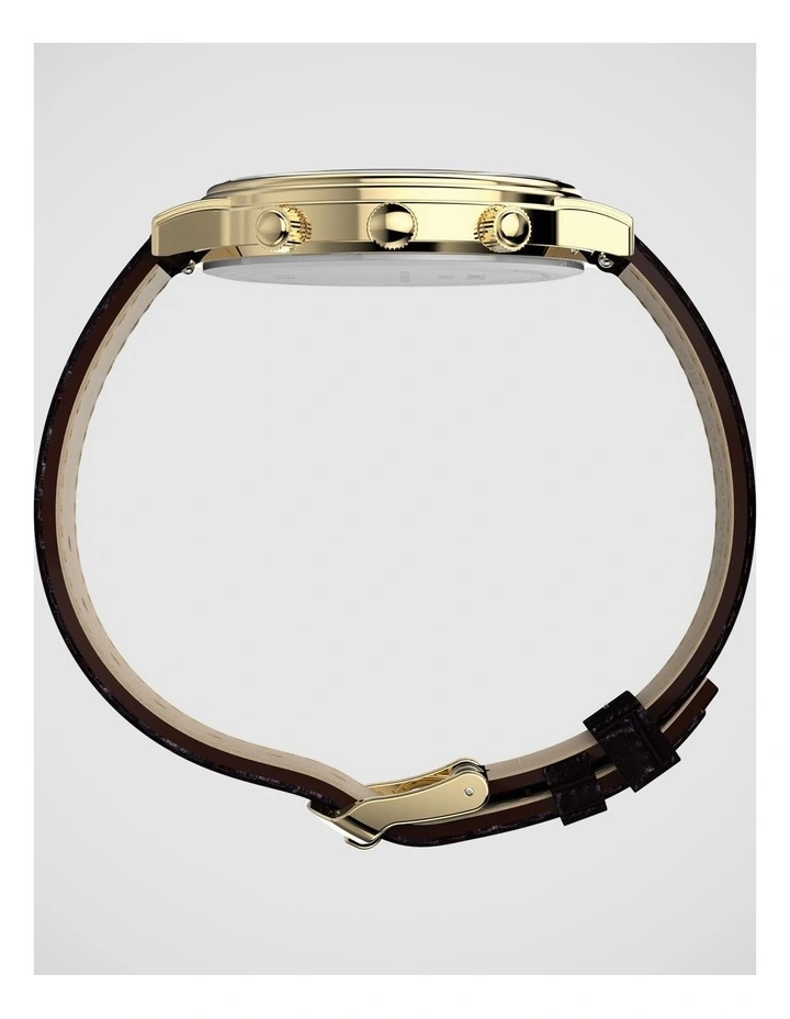 Timex Timex 1990 Moon Phase Brown Watch image 3