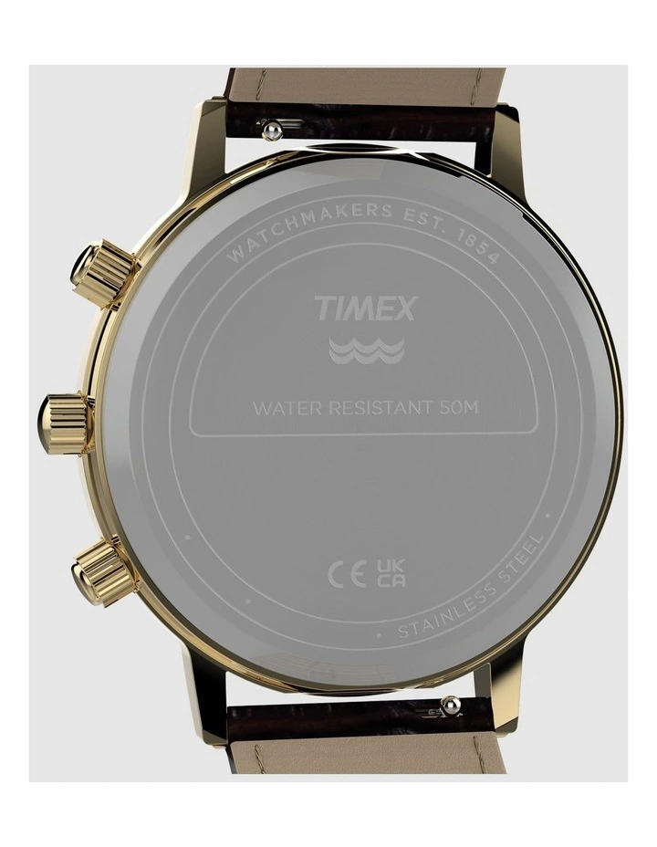 Timex Timex 1990 Moon Phase Brown Watch image 5