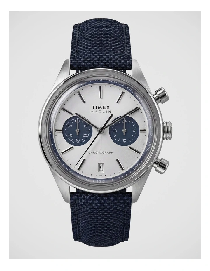 Timex Marlin Jet Chrono Blue Watch image 1