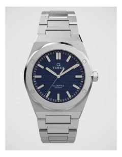 Timex Q Timex Marbella Silver Tone Watch