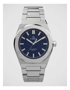 Timex Q Timex Marbella Silver Tone Watch